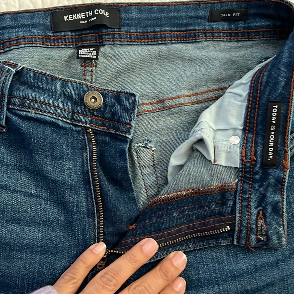 Kenneth Cole Slim fit jeans.